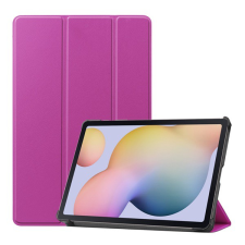 Gigapack Tok álló, bőr hatású (aktív FLIP, oldalra nyíló, TRIFOLD asztali tartó funkció) LILA [Samsung Galaxy Tab S8 LTE (SM-X706)] (5996457992775) tablet tok
