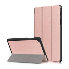 Gigapack Tok álló, bőr hatású (aktív FLIP, oldalra nyíló, TRIFOLD asztali tartó funkció) ROZÉARANY [Samsung Galaxy Tab A 8.0 LTE (2019) SM-T295] tablet tok