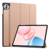 Gigapack Tok álló, bőr hatású (aktív FLIP, oldalra nyíló, TRIFOLD, asztali tartó) ROZÉARANY Honor Pad 10 5G