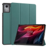 Gigapack Tok álló, bőr hatású (aktív FLIP, oldalra nyíló, TRIFOLD, asztali tartó) SÖTÉTZÖLD Lenovo Tab K11 Plus (TB352)