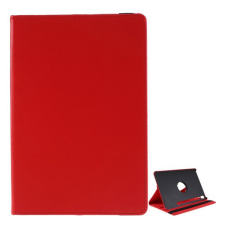 Gigapack Tok álló, bőr hatású (FLIP, asztali tartó funkció, 360°-ban forgatható) PIROS [Samsung Galaxy Tab S6 10.5 LTE (SM-T865)] tablet tok