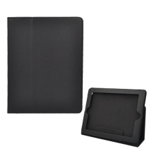 Gigapack Tok álló, bőr hatású (FLIP, asztali tartó funkció) FEKETE [Apple IPAD (4th Generation)] tablet tok