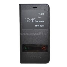 Gigapack Tok álló, bőr hatású (FLIP, oldalra nyíló, ablakos) FEKETE (GP-70967) tok és táska