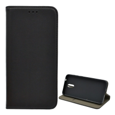 Gigapack Tok álló, bőr hatású (FLIP, oldalra nyíló, asztali tartó funkció) FEKETE Nokia 2.3 tok és táska