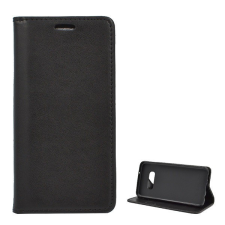 Gigapack Tok álló, bőr hatású (FLIP, oldalra nyíló, asztali tartó funkció) FEKETE [Samsung Galaxy S10e (SM-G970)] tok és táska