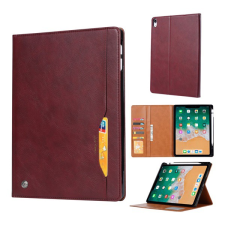 Gigapack Tok álló, bőr hatású (FLIP, oldalra nyíló, asztali tartó funkció, prémium) BORDÓ [Apple IPAD Pro 12.9 (2018)] (5996457845637) tablet tok