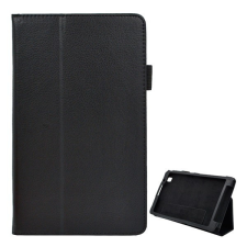 Gigapack Tok álló, bőr hatású (FLIP, oldalra nyíló, asztali tartó funkció, prémium) FEKETE [Samsung Galaxy Tab Pro 8.4 LTE (SM-T325)] tablet tok