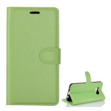 Gigapack Tok álló, bőr hatású (FLIP, oldalra nyíló, asztali tartó funkció, prémium) VILÁGOSZÖLD Samsung Galaxy S8 Plus (SM-G955) tok és táska
