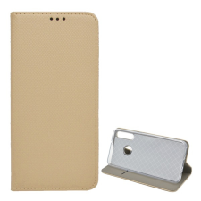 Gigapack Tok álló, bőr hatású (flip, oldalra nyíló, asztali tartó funkció, rombusz minta) arany gp-95227 tok és táska