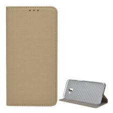 Gigapack Tok álló, bőr hatású (FLIP, oldalra nyíló, asztali tartó funkció, rombusz minta) ARANY [Samsung Galaxy J6 Plus (SM-J610F)] (5996457816200) tok és táska
