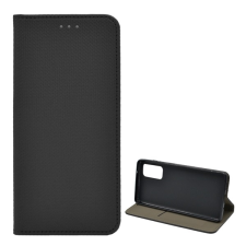 Gigapack Tok álló, bőr hatású (FLIP, oldalra nyíló, asztali tartó funkció, rombusz minta) FEKETE Samsung Galaxy S20 FE (SM-G780) tok és táska