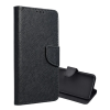 Gigapack Tok álló, bőr hatású (FLIP, oldalra nyíló, asztali tartó, kártyazseb, textil hatás) FEKETE Samsung Galaxy S25 FE (SM-S731)