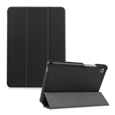 Gigapack Tok álló, bőr hatású (FLIP, oldalra nyíló, TRIFOLD asztali tartó funkció) FEKETE [Lenovo Tab P11 (TB-J606F)] (5996591142548) tablet tok