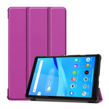 Gigapack Tok álló, bőr hatású (FLIP, oldalra nyíló, TRIFOLD asztali tartó funkció) LILA [Lenovo Tab M8 (TB-8505X) LTE] (5996457929979) tablet tok