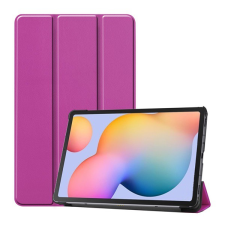 Gigapack Tok álló, bőr hatású (FLIP, oldalra nyíló, TRIFOLD asztali tartó funkció) LILA [Samsung Galaxy Tab S6 Lite 10.4 LTE (SM-P619) 2022] (5996457983308) tablet tok