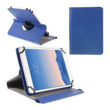 Gigapack Tok álló, bőr hatású (univerzális, FLIP, asztali tartó funkció, 360°-ban forgatható, 9-10&quot; méret) SÖTÉTKÉK Vodafone Tab Speed 6 (VF1397), Samsung Galaxy Tab A 10.1 S-Pen LTE (2016) tablet tok