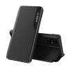 Gigapack Tok álló, ECO bőr hatású (aktív FLIP, oldalra nyíló, asztali tartó funkció, hívószám kijelzés, View Window) FEKETE [Huawei P40 Pro 5G] (5996591081649)