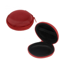 Gigapack Tok textil, cipzáras (fülhallgató, 80x30mm) piros gp-47837 audió kellék