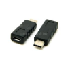 Gigapack Töltő adapter (microUSB aljzat - Type-C) FEKETE (GP-57713)