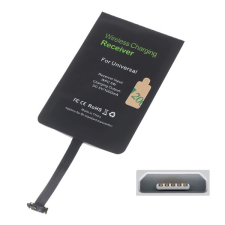 Gigapack Töltő adapter vezeték nélküli töltéshez (QI Wireless, felső microUSB töltőcsatlakozóhoz, fogadóegység) (5996457668717) mobiltelefon kellék