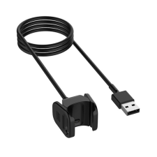 Gigapack Töltőkábel USB (mágneses, 100cm) FEKETE Fitbit Charge 3 okosóra kellék