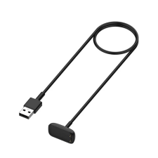 Gigapack Töltőkábel USB (mágneses, 100cm) FEKETE Fitbit Luxe, Charge 5 kábel és adapter