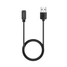 Gigapack Töltőkábel USB (mágneses, 60cm) FEKETE Xiaomi Band 8 okosóra kellék
