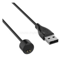 Gigapack Töltőkábel USB (mágneses, gyorstöltő, 50cm) FEKETE (GP-99424) mobiltelefon kellék
