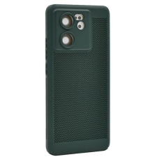 Gigapack Xiaomi 13T Pro légáteresztő, lyukacsos műanyag tok sötétzöld (GP-151559) (GP-151559) tok és táska