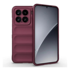 Gigapack Xiaomi 15 szilikon telefonvédő (ütésállóság, kameravédő, 3d) bordó tok és táska