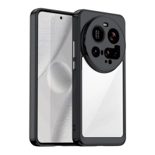 Gigapack Xiaomi 15 Ultra szilikon telefonvédő (ütésállóság, átlátszó hátlap) fekete tok és táska