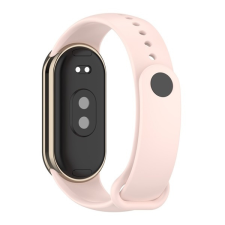 Gigapack Xiaomi Band 8 pótszíj (egyedi méret, szilikon, állítható) rózsaszín okosóra kellék