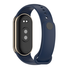 Gigapack Xiaomi Band 8 pótszíj (egyedi méret, szilikon, állítható) sötétkék okosóra kellék