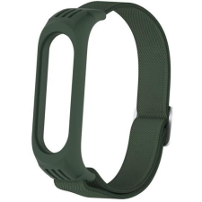 Gigapack Xiaomi Mi Band 6 textil pótszíj sötétzöld (GP-110032) (GP-110032) okosóra kellék