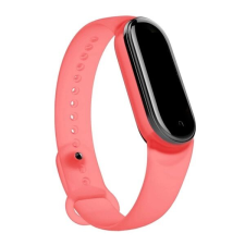 Gigapack Xiaomi Mi Smart Band 5 Szilikon szíj - Rózsaszín (OEM) okosóra kellék