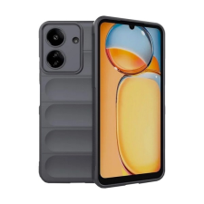 Gigapack Xiaomi Poco C65 szilikon telefonvédő (ütésállóság, kameravédő, 3d) sötétszürke tok és táska
