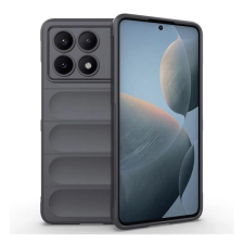 Gigapack Xiaomi Poco X6 Pro 5G szilikon telefonvédő (ütésállóság, kameravédő, 3d) sötétszürke tok és táska