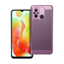 Gigapack Xiaomi Redmi 12C műanyag telefonvédő (légáteresztő, lyukacsos minta, kamera védelem) lila tok és táska