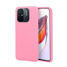 Gigapack Xiaomi Redmi 12C szilikon telefonvédő (matt) rózsaszín tok és táska