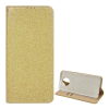 Gigapack Xiaomi Redmi Note 9T 5G tok álló, bőr hatású (Flip, szilikon belső, oldalra nyíló, asztali tartó funkció) arany