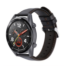 Gigapack Xiaomi Watch 2 Bőr hatású szilikon pótszíj 22mm - Sötétbarna (GP-142839) okosóra kellék