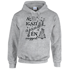 GILDAN Az igazi ajándék én vagyok - Unisex Kapucnis Pulóver