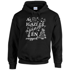 GILDAN Az igazi ajándék én vagyok - Unisex Kapucnis Pulóver