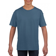 GILDAN Csomag akciós póló (min. 3 db) Gyerek póló Gildan GIB64000 Softstyle Youth T-Shirt -XS, Indigo Blue