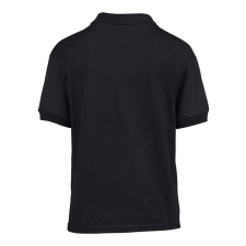 GILDAN DryBlend 50/50 galléros rövid ujjú gyerekpóló , Gildan GIB8800, Black-XL gyerek póló