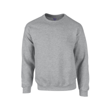 GILDAN Dryblend® felnőtt környakú pulóver (sport grey, S) munkaruha