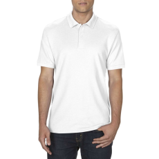 GILDAN DryBlend férfi galléros póló dupla piké anyagból, Gildan GI75800, White-3XL