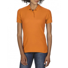 GILDAN DryBlend Női póló dupla piké anyagból, Safety Orange női póló