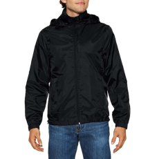 GILDAN Dzseki (Gildan Hammer) unisex kapucnis állítható derék, black, S
