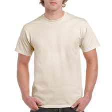 GILDAN Előmosott kerek nyakkivágásu ultra póló, Gildan GI2000, Natural-2XL férfi póló